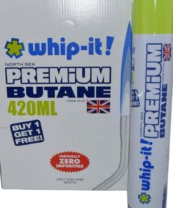 Whip It Premium Butane 420ml 12 Tins