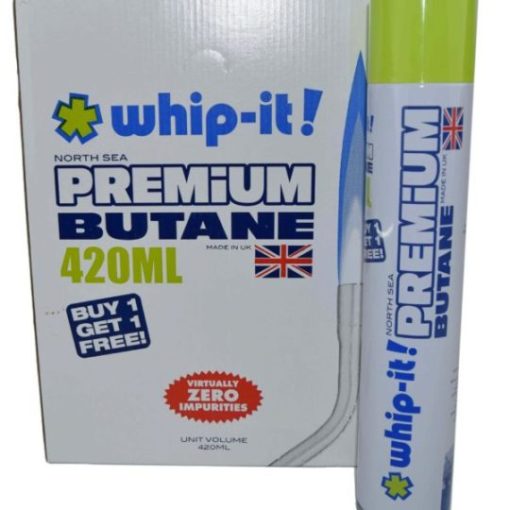 Whip It Premium Butane 420ml 12 Tins